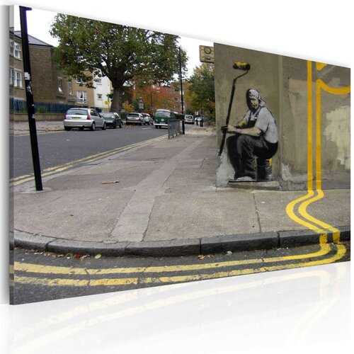  Slika - Yellow flower (Banksy) 60x40 Slike