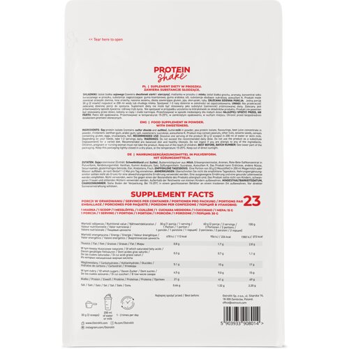 OSTROVIT Protein Shake 700g - Biljno-Životinjski Protein za Rast Mi&amp;scaron;ića Slike