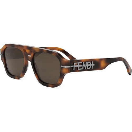 Fendi Fendigraphy Havana Square Sunglasses - ONE SIZE (55) Cijene