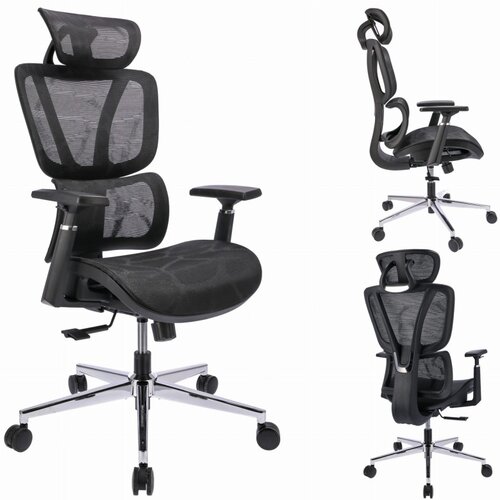Jumi Ergonomski fotelj NEOVA - črn, (22025171) Cene