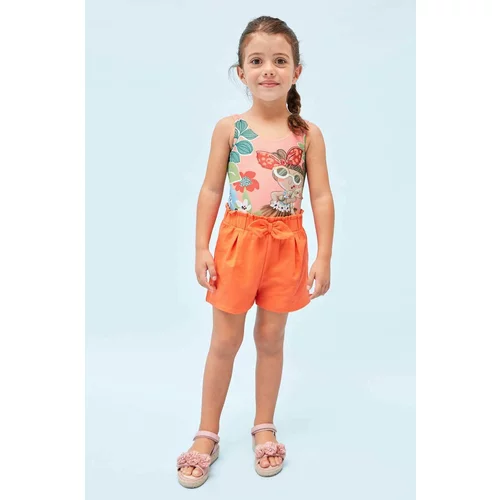 Mayoral Dječje kratke hlače 2-pack boja: narančasta, s uzorkom