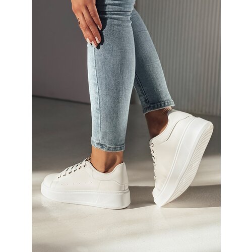 DStreet Sneakersy damskie UNISTEP białe Cene