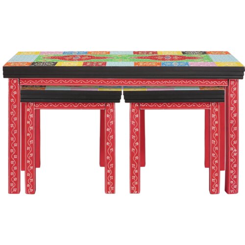 VidaXL Nesting Tables 3 komad čvrstog drva manga Slike