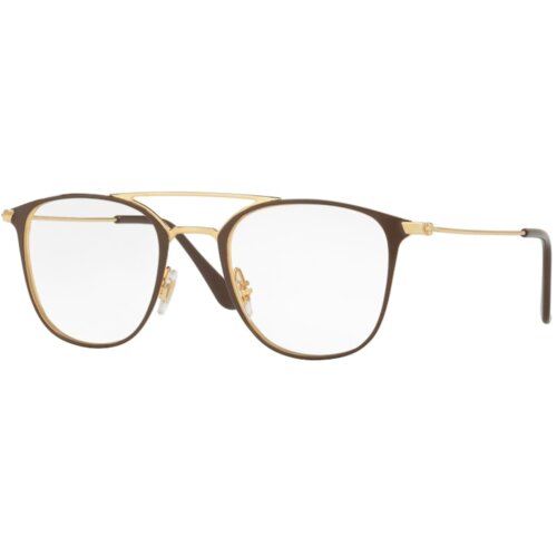 Ray-ban Okvir za naočare 0RX6377 2905 48, Ženski, Braon Cene