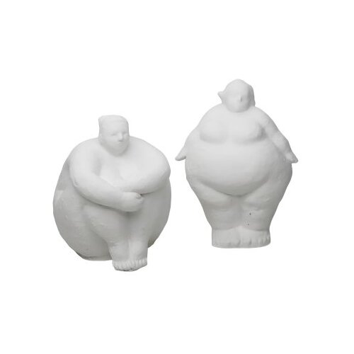 WALLXPERT set ukrasnih predmeta (2 komada) bele figure CY0396 Cene