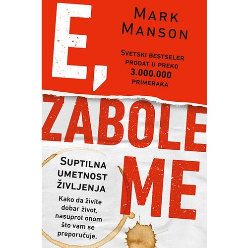 Laguna Mark Manson - E, zabole me - Suptilna umetnost življenja Cene