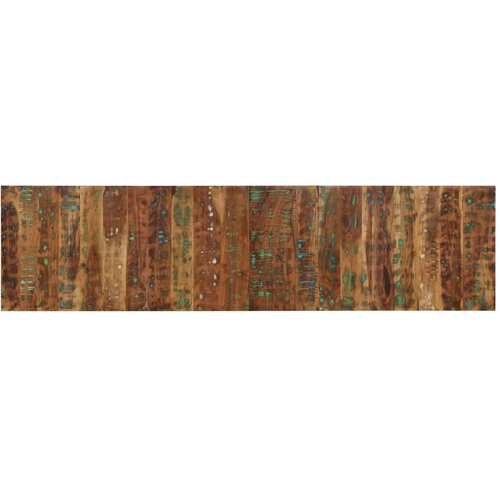 VidaXL Naglavna deska Multicolor 200 cm Masivni les Reclaimed Slike