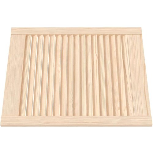  Vrata za omarico z letvicami 2 kosa 61,5x49,4 cm trdna borovina, (21412634) Slike