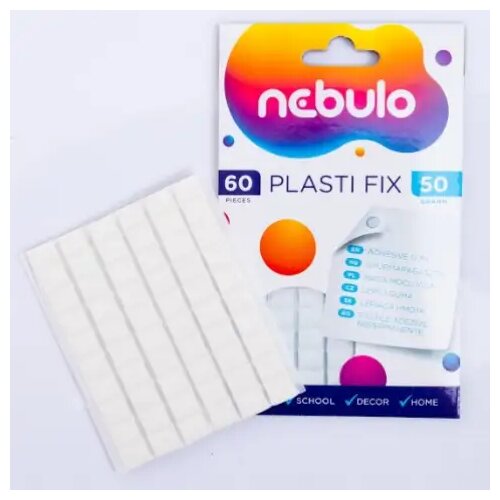 NEBULO plasti fix ljepilo za plastelin 60kom - 50g Slike
