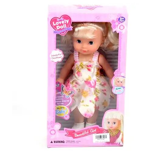 Magic Toys Svetlolasa lutka v poletni obleki 26cm Cene