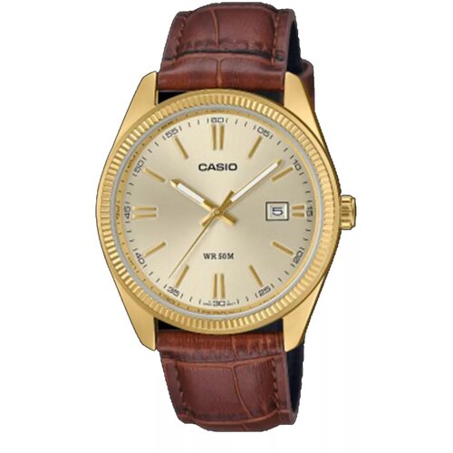 Casio Ročna ura Timeless Collection MTP-1302PGL-9AVEF Rjava Slike