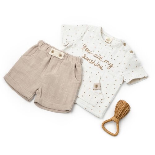 BABY COSY ORGANIC Baby Cosy dvodelni komplet od pamučnog muslina za bebu Slike