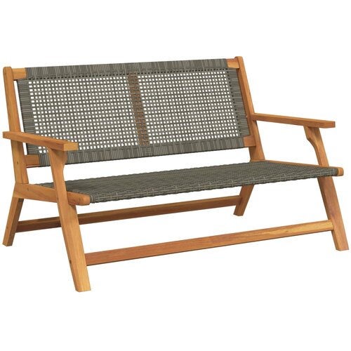 Vrtni namje&scaron;taj Siva 122 x 78 x 73 cm Čvrsto drvo akacije Cijene