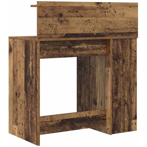  Stol s policom Staro drvo 90 x 48 x 101,5 cm Konstruirano drvo Slike