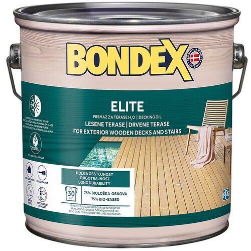 BONDEX Olje za terase Elite (Brezbarvno, 2,5 l) Cene