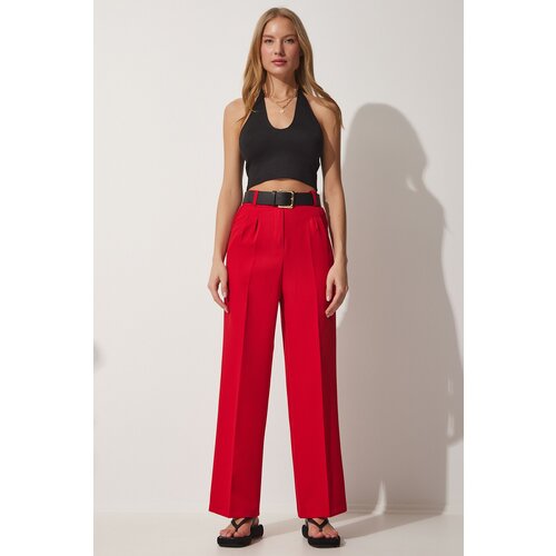 Happiness İstanbul Pants - Red - Straight Slike