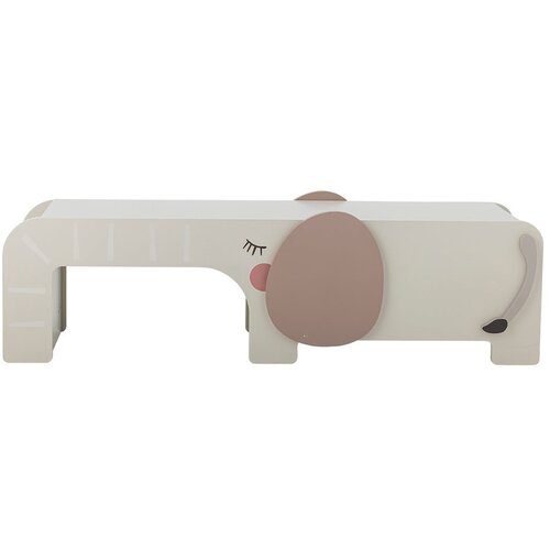 Bloomingville Mini Sivo-bež dječja klupa Ferdinand – Cijene