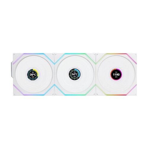 Lian Li 3x Case Fan LCD RGB 120mm White Cijene