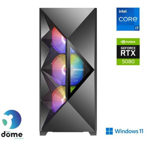 ANNI gaming namizni računalnik Gamer Elite i7-12700F/32GB/2TB SSD/Windows 11 Home/RTX 5080/črna Cene