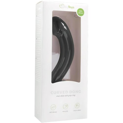 EasyToys - Anal Collection savijen analni dildo - crni Cijene