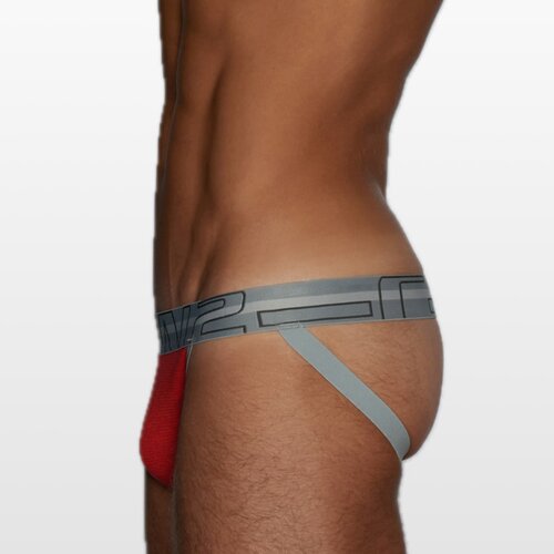 C-IN2 zen jokstrap od bambusove viskoze i pamuka &amp;ndash; reese crvena melir Slike