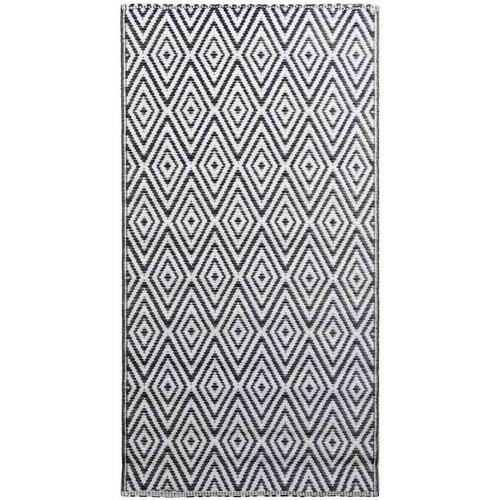  Vanjski tepih ARAKIL bijelo-crni 120 x 180 cm PP Bijela Slike