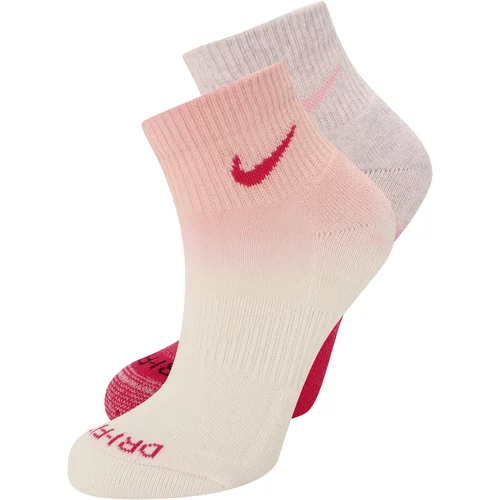 Nike Sportske čarape 'Everyday Plus' sivkasto ljubičasta (mauve) / ljubičasto crvena / roza / puder roza