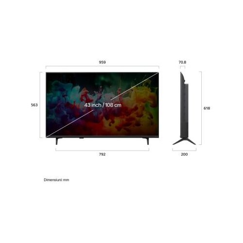 LG 43QNED72B3B QNED-mini LED/43''/4K Ultra HD/smart/webOS 26/crna Cene