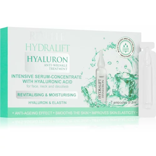 Revuele Hydralift Hyaluron intenzivni serum za obraz, vrat in dekolte 7x2 ml