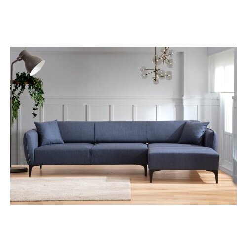 Atelier Del Sofa ugaona sofa Belissimo desno - plava Slike