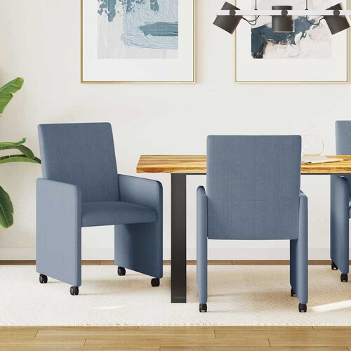  Blagovačke stolice s kotačima 2 pcs Plava 57 x 66 x 94 cm Cijene