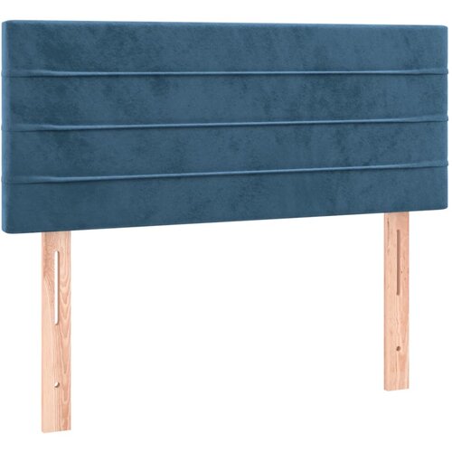 VidaXL Posteljno vzglavje temno modro 80x5x78/88 cm žamet, (20735308) Slike