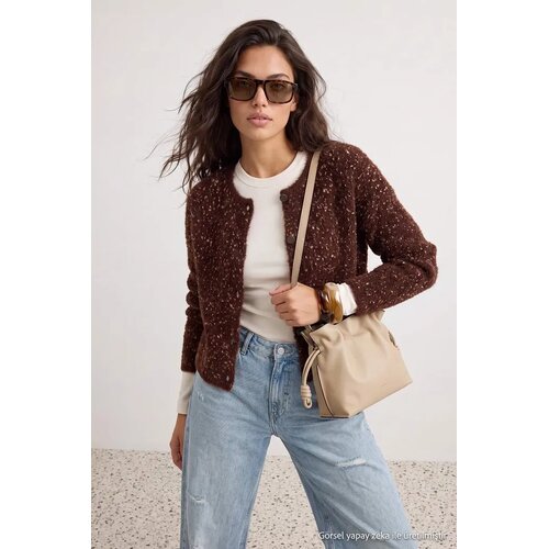 TRENDYOLMILLA Trendyol ženski duks Brown*001 Cene