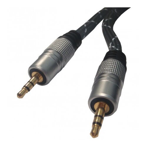 3m elit+ audio kabl mrežasti omotac od 6mm 3.5stereo utikac-3.5stereo utikač pozlaceni metalni prikljucci ( EL767241 ) Cene