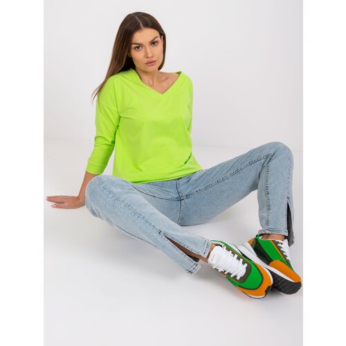 BASIC Feel Good Blouse-RV-BZ-7542.41X-fluo green Cene