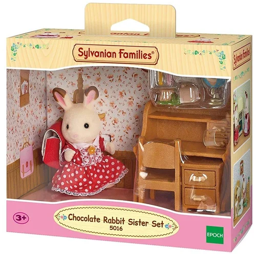 SYLVANIAN FAMILIES komplet sestra čokoladni za pisaćim stolom 5016