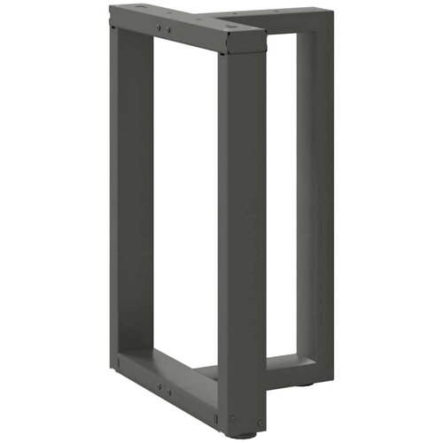  Noge za jedilno mizo v obliki črke T, 2 kosa, antracitne 50x35x(72-73) cm, jeklo, (22123749) Cene