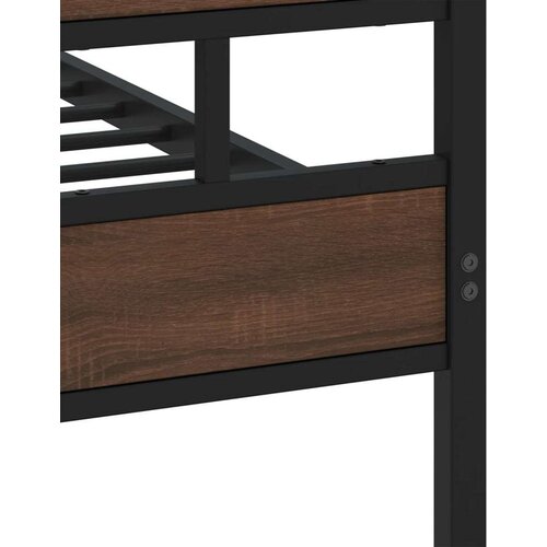 vidaXL Posteljni okvir brez vzmetnice z vzglavjem/vznožjem 120x190 cm Cene