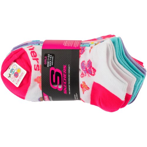 Skechers Dječje Čarape s Leptirima - Paket od 6 Pari Slike