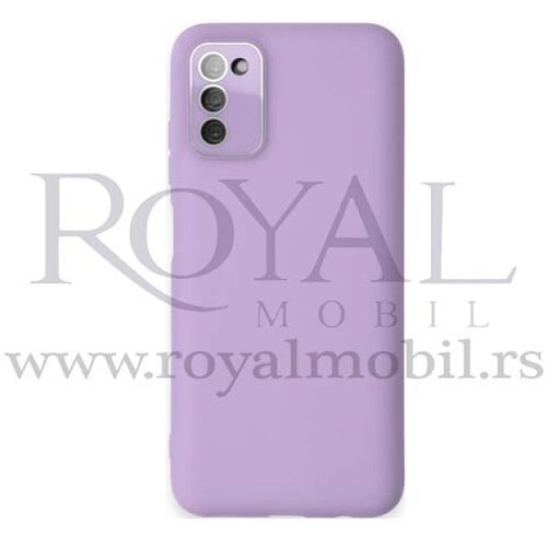  silikonska futrola soft x-cell sa zastitom za kameru za samsung A025 / A037 galaxy A02S / A03S lila Slike