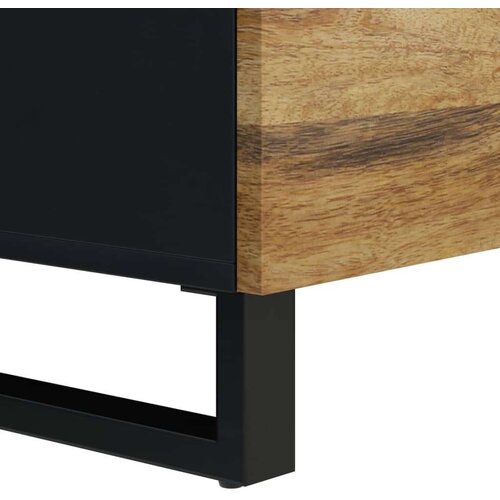 VidaXL Komoda s 2 vrata 80 x 33 x 75 cm od masivnog drva manga Slike