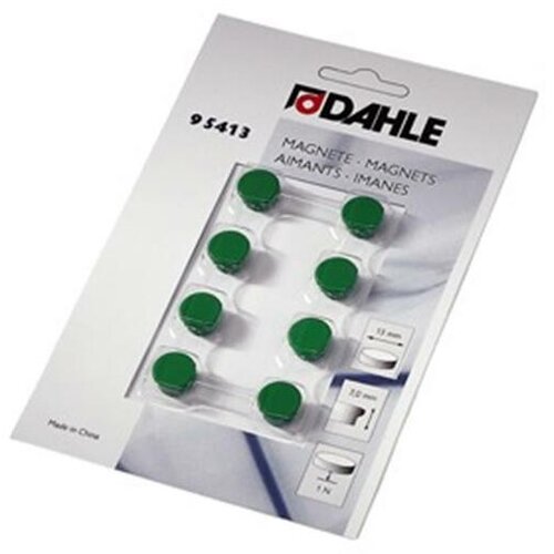 Dahle Magneti &amp;Phi; 13 mm, 8/1, Zelena Slike