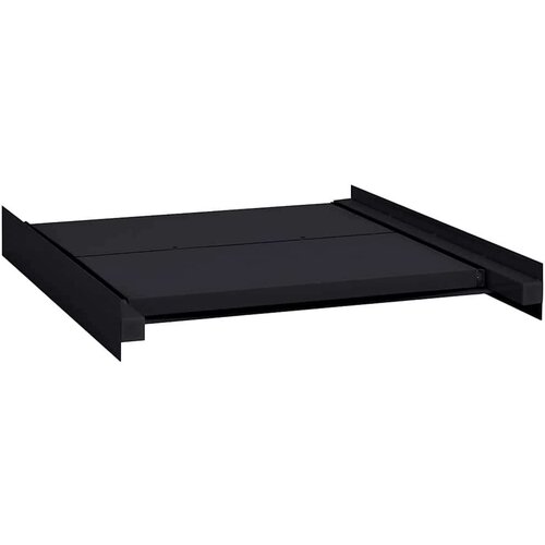 Polica za Pranje Rublja Crna 60 x 60 x 8 cm Čelik Slike