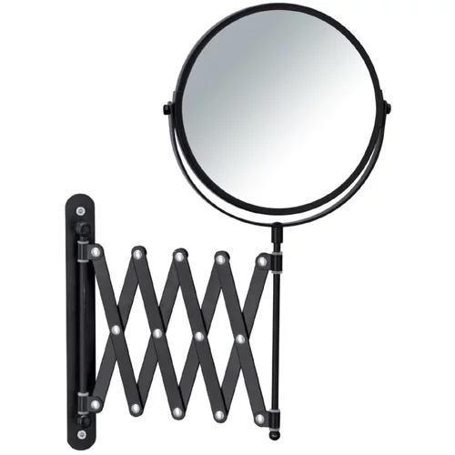 Wenko kozmetičko ogledalo (povećanje: 3-struko, promjer: 17, crne boje)