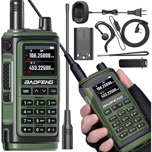  Aku. ručna prijenosna radio postaja led lcd pmr vhf i uhf 1800mah + slu&scaron;alica Cijene