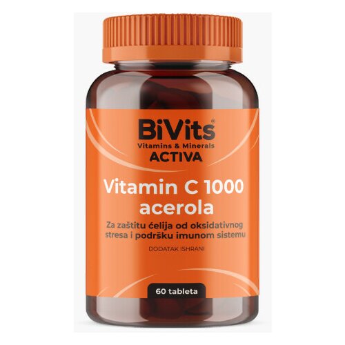 BiVits activa vitamin c 1000 acerola 60 tableta Cene