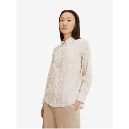 Tom Tailor Beige Women&amp;#039;s Patterned Shirt - Women Slike