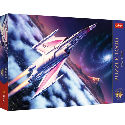 Puzzle 1000 Premium Plus - Tea Time: Space Flight Trefl 12075 Slike