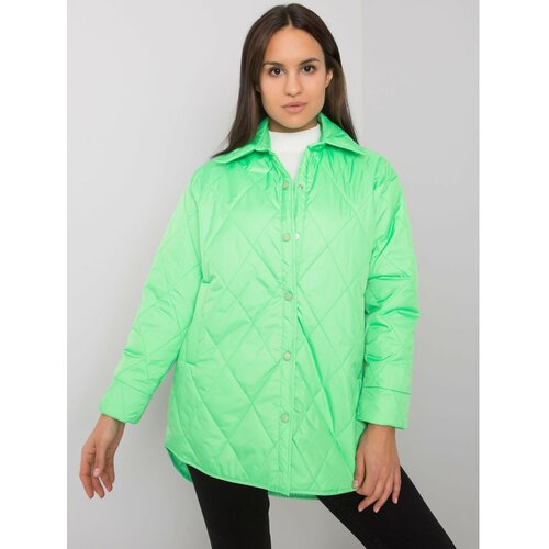 Fashion Hunters Zenya green women's quilted jacket Slike