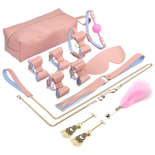 Kiotos BDSM Bowties 10 Item Kit Pink Slike